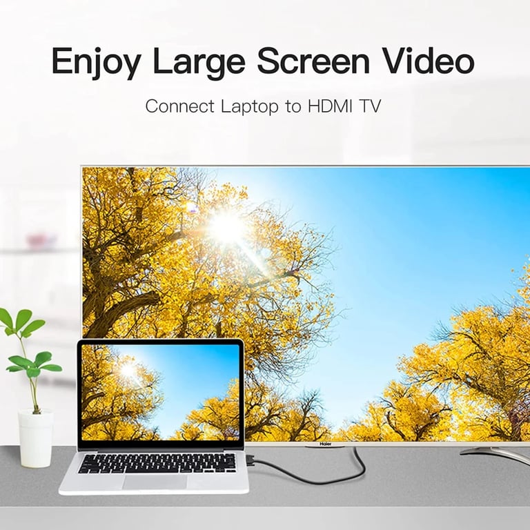 Кабель мультимедійний HDMI M to DVI M 2.0m 4K60Hz black Vention (ABFBH) - фото 5