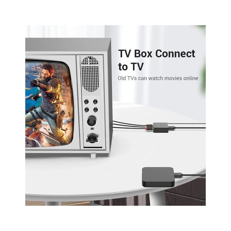 Конвертор HDMI to RCA Metal Type black Vention (AEEB0) - фото 2