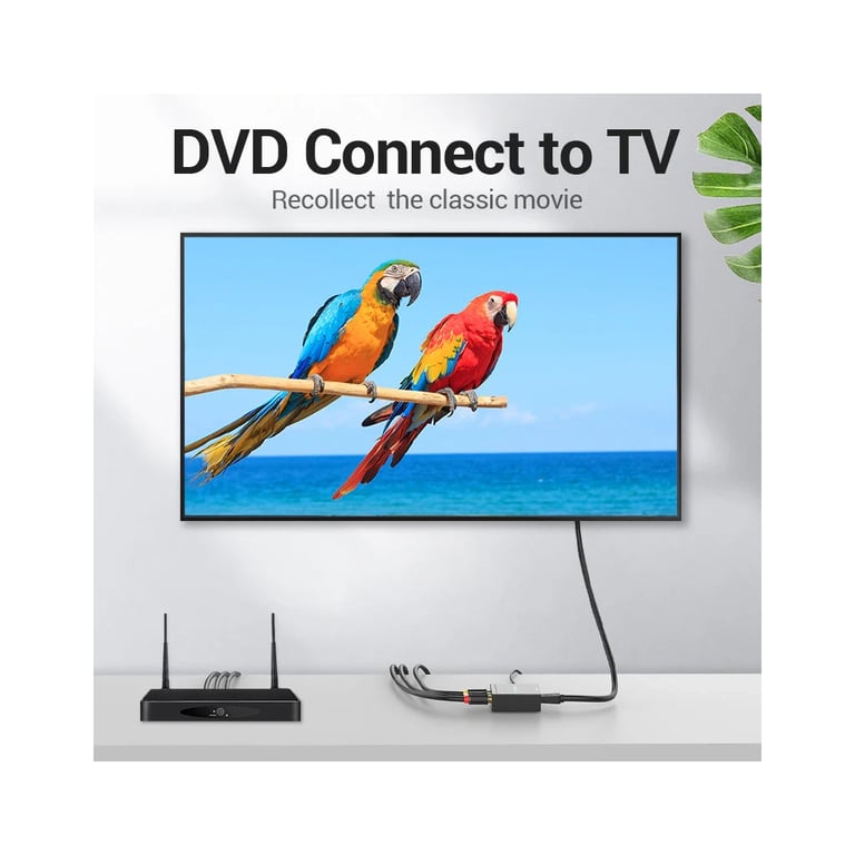 Конвертор RCA to HDMI black Vention (AEFB0) - фото 4