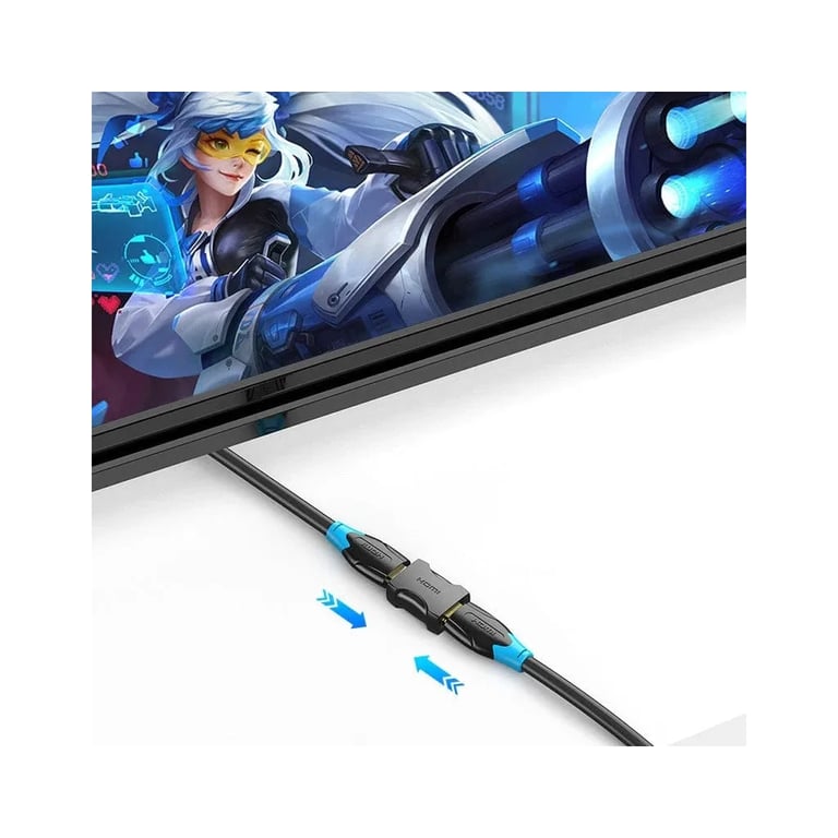 Перехідник HDMI F to HDMI F black Vention (AIRB0) - фото 6