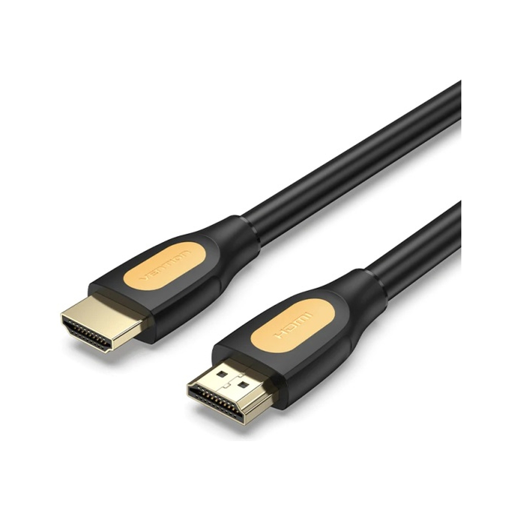 Кабель мультимедійний HDMI M to HDMI M 1.5m 4K60Hz black Vention (ALIBG) - фото 1