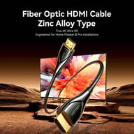 Кабель мультимедійний HDMI M to HDMI M 20.0m 4K60Hz fiber optic black Vention (ALSBQ) - фото 2