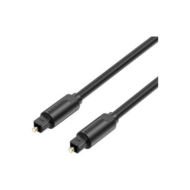 Кабель мультимедійний Optical Toslink 1.0m black Vention (BAEBF) - фото 1