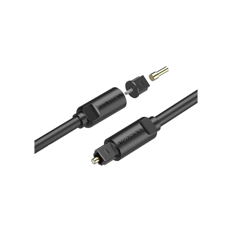 Кабель мультимедійний Optical Toslink 1.0m black Vention (BAEBF) - фото 2