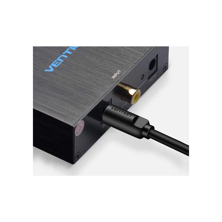 Кабель мультимедійний Optical Toslink 1.0m black Vention (BAEBF) - фото 5