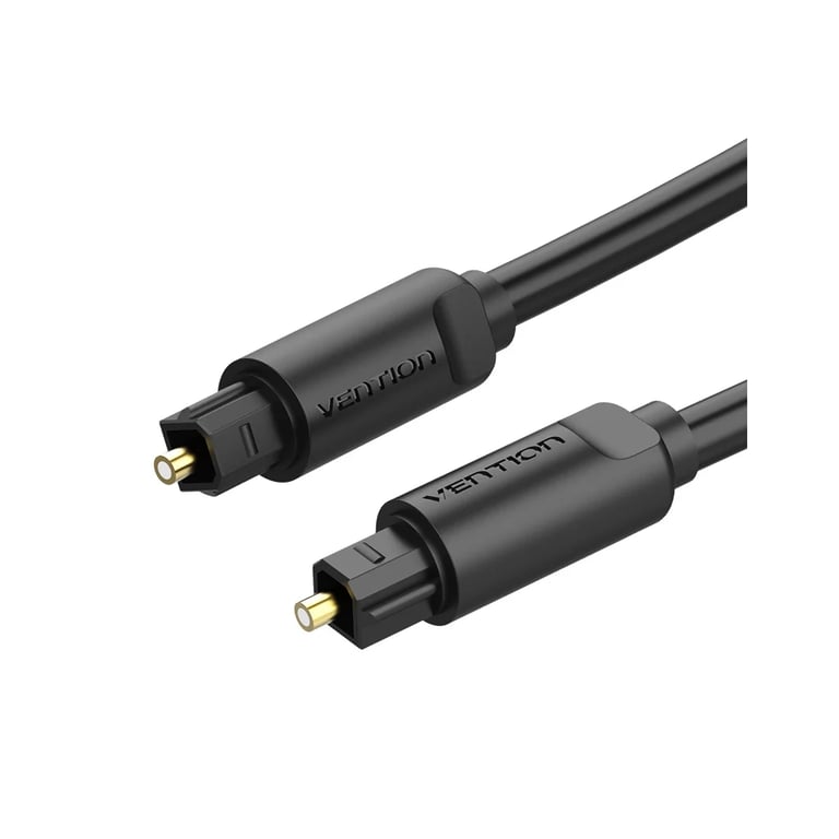 Кабель мультимедійний Optical Toslink 1.5m black Vention (BAEBG) - фото 1