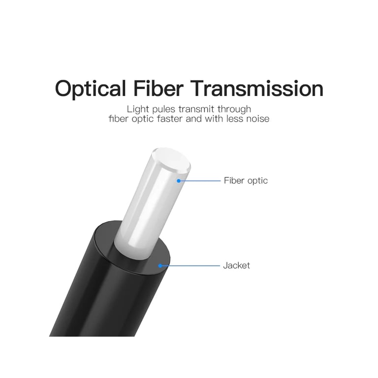 Кабель мультимедійний Optical Toslink 2.0m black Vention (BAEBH) - фото 2