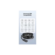 Дата кабель USB 2.0 AM/AF 10.0m Active black Vention (CBKBL) - фото 8