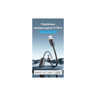 Дата кабель USB 3.0 AM/AF 5.0m Active black Vention (CBMBJ) - фото 2