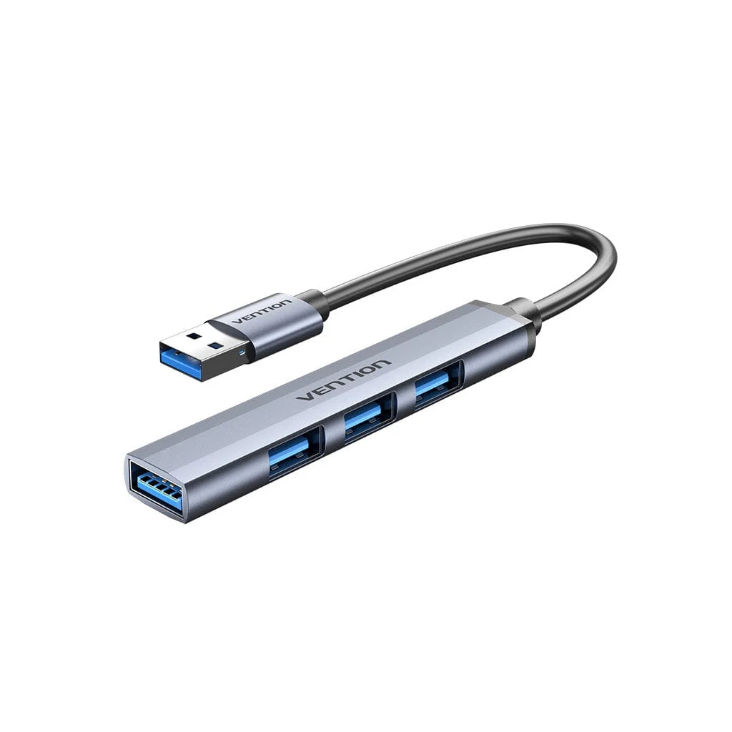Концентратор Vention USB 3.0 to 1xUSB 3.0 + 3xUSB 2.0 0.15m gray (CKOHB) - фото 1