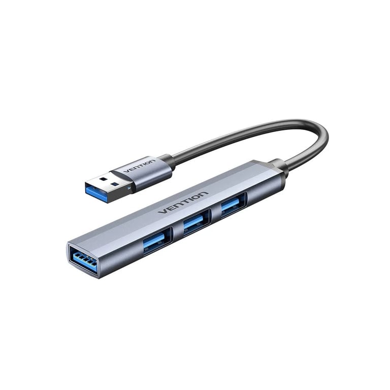 Концентратор Vention USB 3.0 to 1xUSB 3.0 + 3xUSB 2.0 0.15m gray (CKOHB) - фото 1