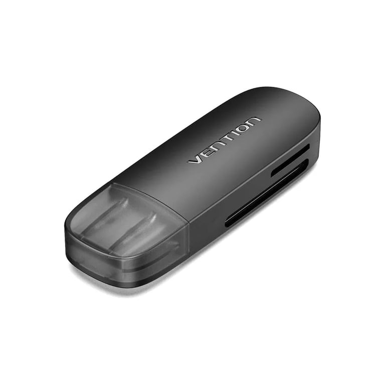 Зчитувач флеш-карт Vention USB 3.0 to SD+TF Black Dual Drive Letter (CLGB0) - фото 1