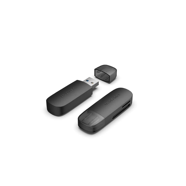 Зчитувач флеш-карт Vention USB 3.0 to SD+TF Black Dual Drive Letter (CLGB0) - фото 2