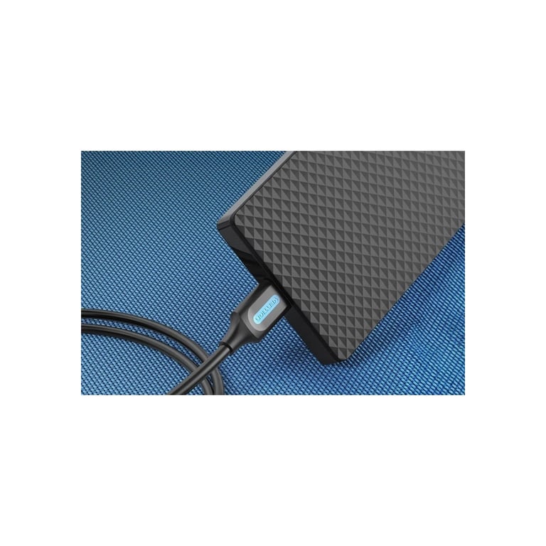 Дата кабель USB 2.0 AM to Mini 5P 0.5m black Vention (COMBD) - фото 4