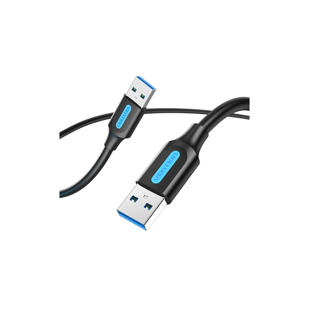 Дата кабель USB 3.0 AM/AM 3.0m black Vention (CONBI) - фото 1
