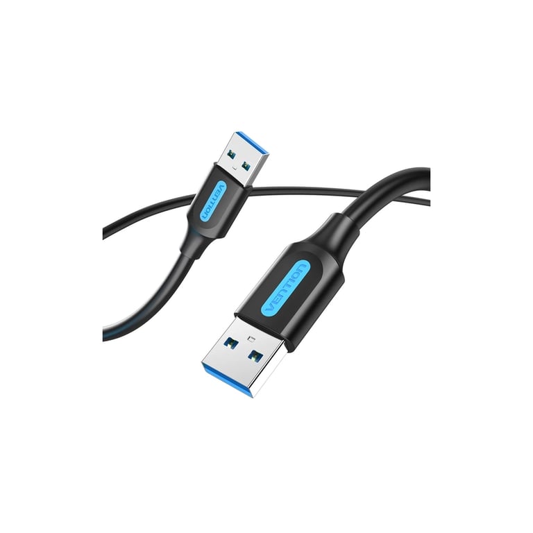 Дата кабель USB 3.0 AM/AM 3.0m black Vention (CONBI) - фото 1