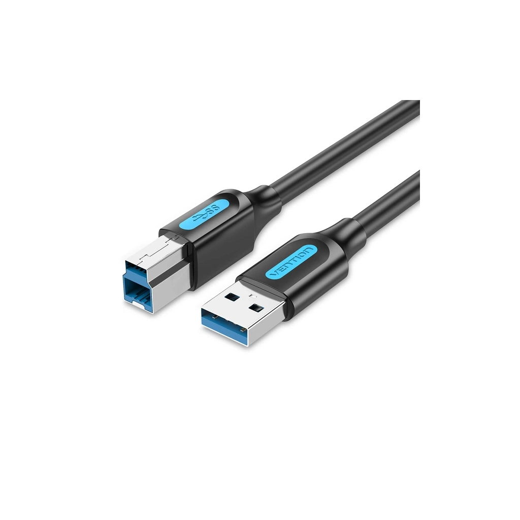 Кабель для принтера USB 3.0 AM/BM 1.5m black Vention (COOBG) - фото 1