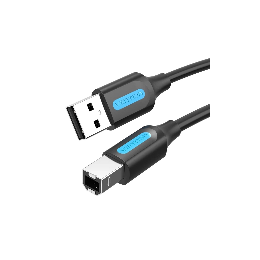 Кабель для принтера USB 2.0 AM/BM 10.0m ferrite black Vention (COQBL) - фото 1