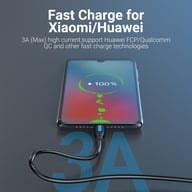 Дата кабель USB 3.0 AM to USB-C 1.5m black Vention (COZBG) - фото 7