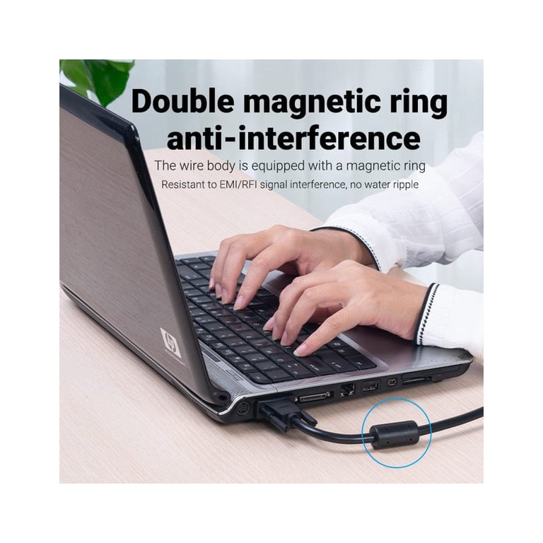 Кабель мультимедійний VGA M to VGA M 5.0m black Vention (DAEBJ) - фото 7