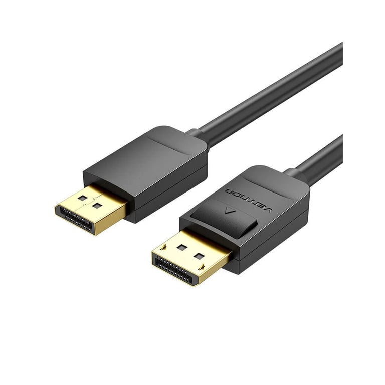 Кабель мультимедійний DisplayPort M to DisplayPort M 1.5m 4K60Hz black Vention (HACBG) - фото 1