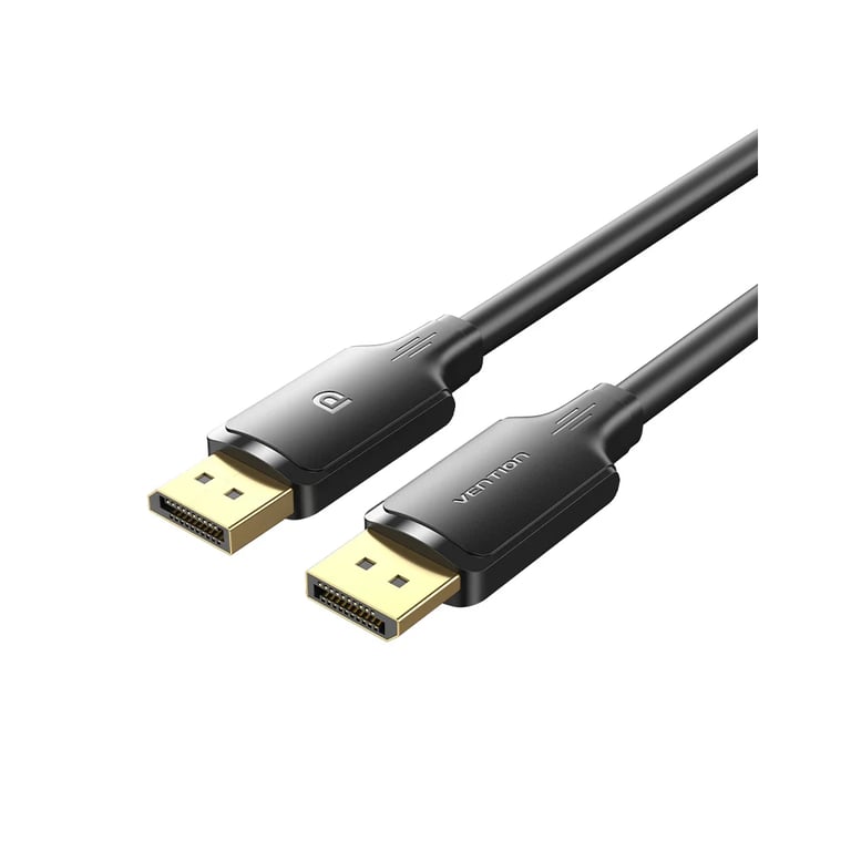 Кабель мультимедійний DisplayPort M to DisplayPort M 1.0m 4K60Hz black Vention (HAKBF) - фото 1