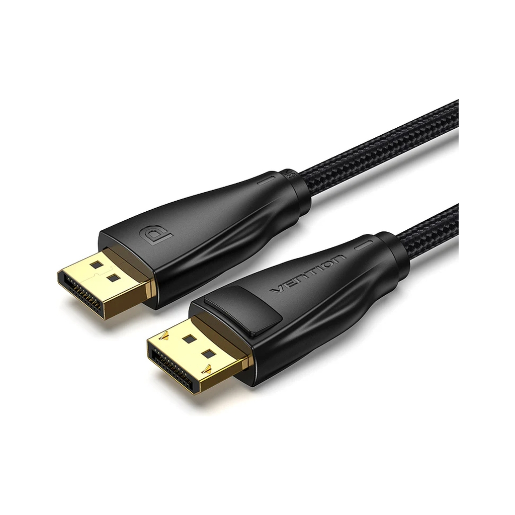 Кабель мультимедійний DisplayPort M to DisplayPort M 1.5m 8K60Hz black Vention (HCCBG) - фото 1