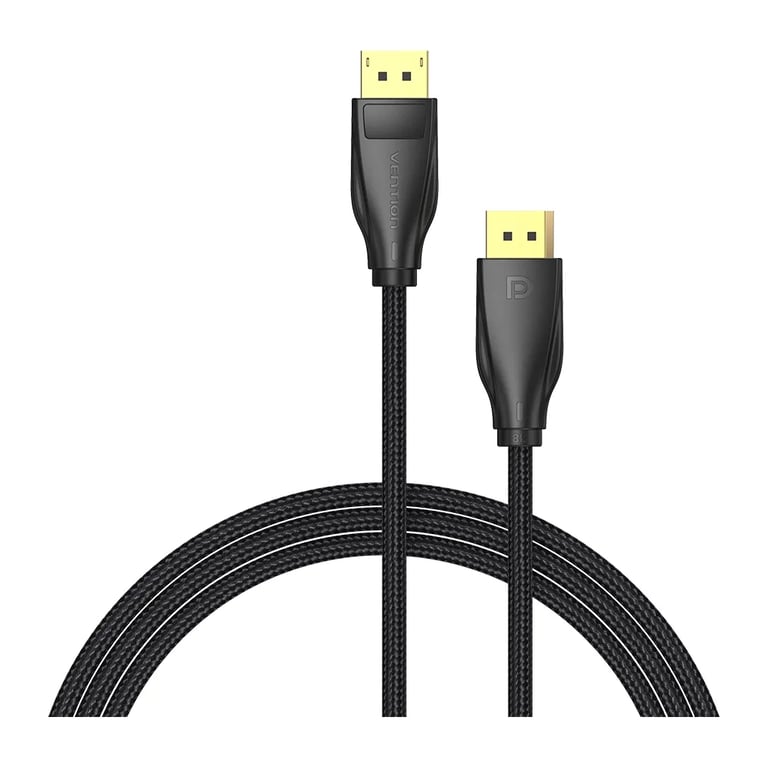 Кабель мультимедійний DisplayPort M to DisplayPort M 1.5m 8K60Hz black Vention (HCCBG) - фото 2