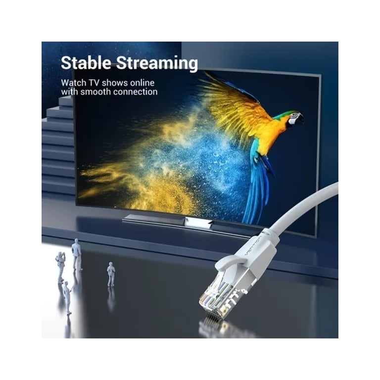 Патч-корд 1.5м, UTP cat 6 RJ-45 gray Vention (IBEHG) - фото 5
