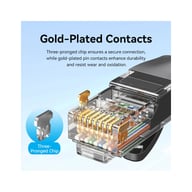 Патч-корд 0.5м, UTP cat 6 RJ-45 black Vention (IBJBD) - фото 7