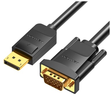 Патч-корд 2м, S/FTP cat 6 RJ-45 Extension black Vention (IBLBH) - фото 1