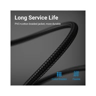Патч-корд 0.5м, S/FTP cat 8 RJ-45 COPPER black Vention (IKGBD) - фото 8