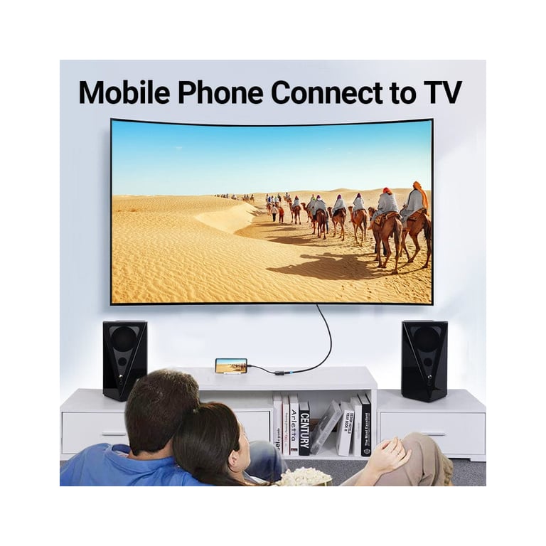 Перехідник USB-C to HDMI 0.15m black Vention (TDCBB) - фото 2