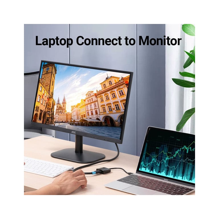 Перехідник USB-C to HDMI 0.15m black Vention (TDCBB) - фото 3