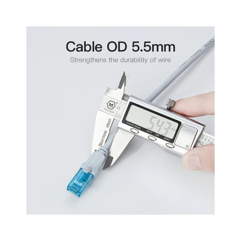 Патч-корд 3м, RJ-45 cat 5e UTP blue Vention (VAP-A10-S300) - фото 9