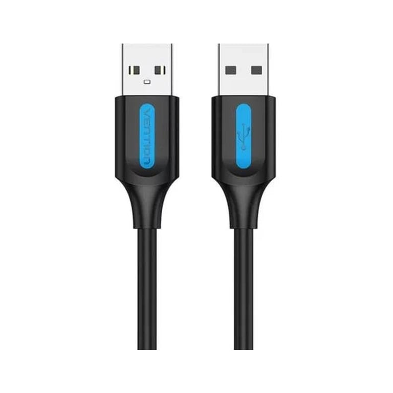 Дата кабель USB 2.0 AM/AM 1.0m black Vention (COJBF) - фото 2