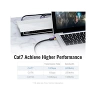 Патч-корд 0.5м, S/FTP cat 7 RJ-45 black Vention (ICDBD) - фото 3