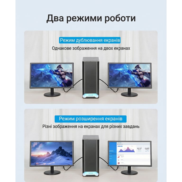 Кабель мультимедійний VGA M to VGA M 1.0m black Vention (LAJWF) - фото 6
