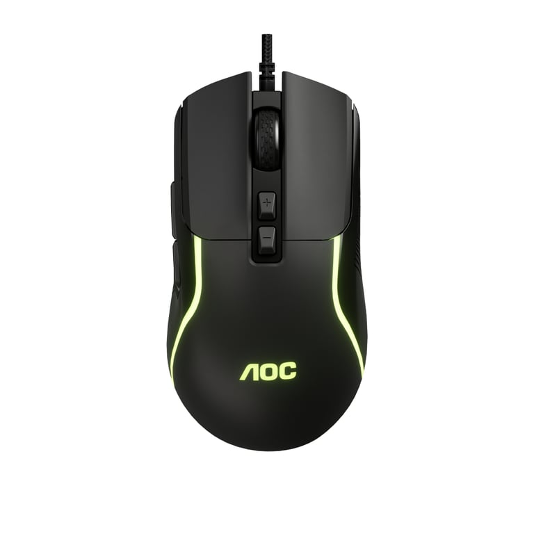 Мишка AOC GM170B LED USB Black (GM170B/LA) - фото 1