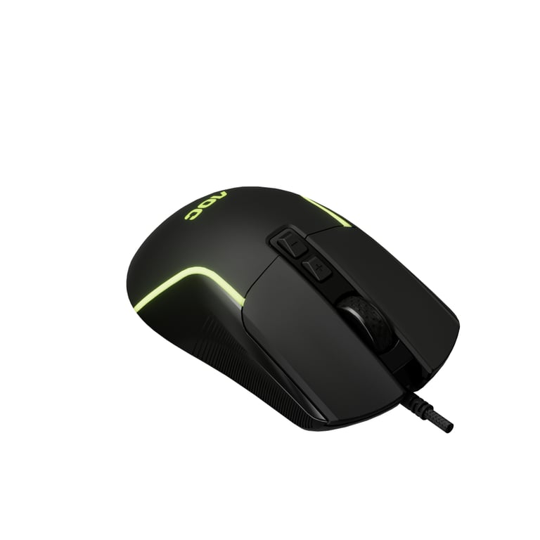 Мишка AOC GM170B LED USB Black (GM170B/LA) - фото 9