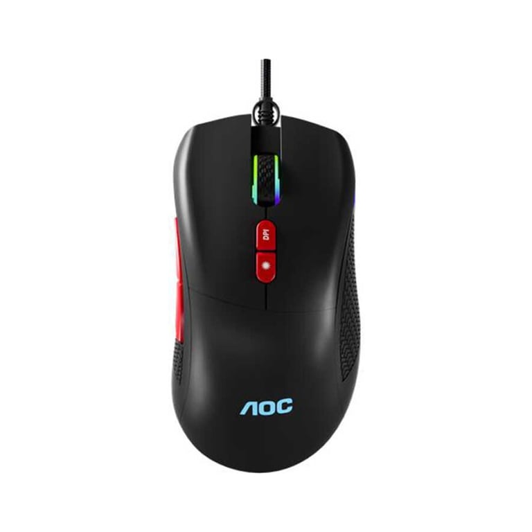Мишка AOC GM180B LED USB Black (GM180B/LA) - фото 1