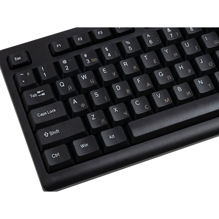 Клавіатура AOC KB100B USB UA Black (KB100B/97) - фото 4