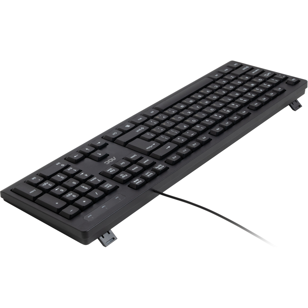 Клавіатура AOC KB100B USB UA Black (KB100B/97) - фото 7 Клавіатура AOC KB100B USB UA Black (KB100B/97) - фото 7