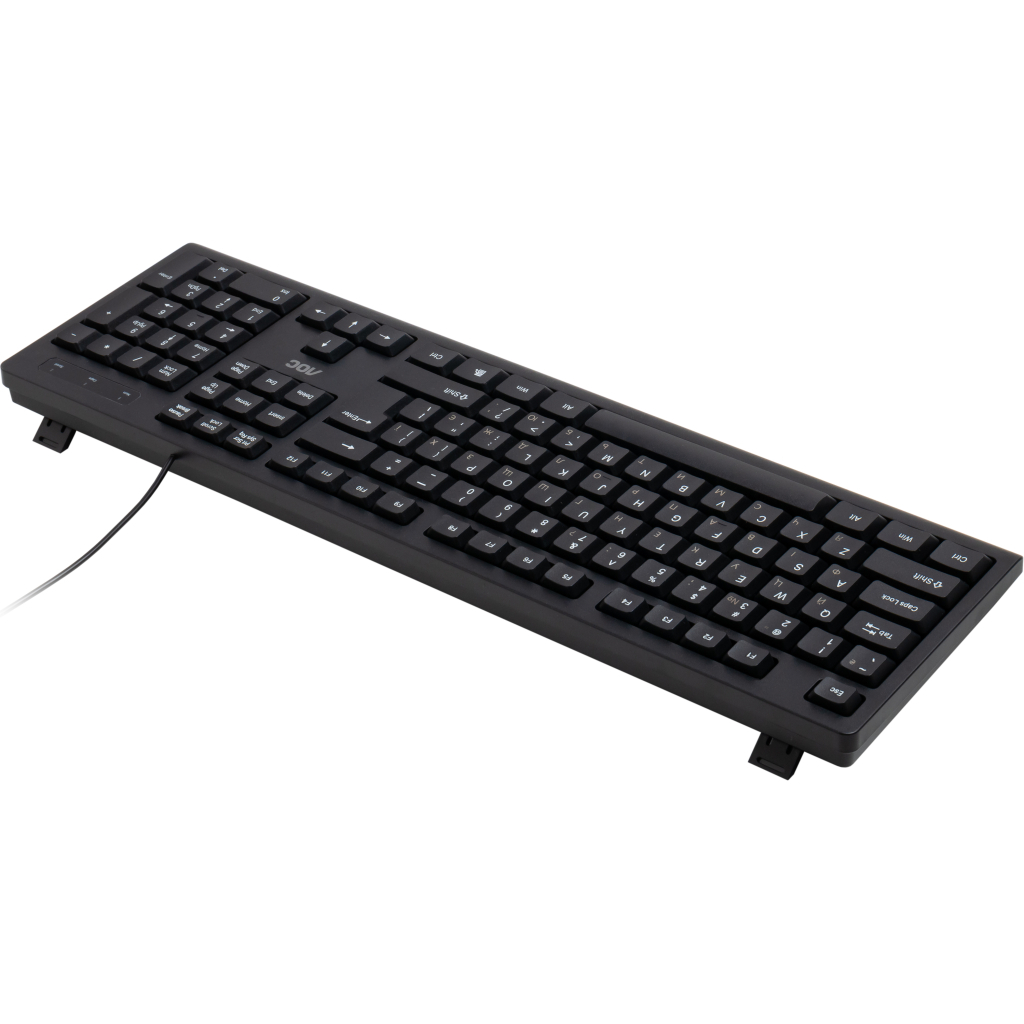 Клавіатура AOC KB100B USB UA Black (KB100B/97) - фото 8 Клавіатура AOC KB100B USB UA Black (KB100B/97) - фото 8