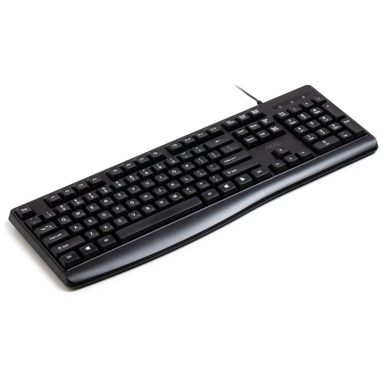 Клавіатура AOC KB120B USB UA Black (KB120B/97) - фото 2