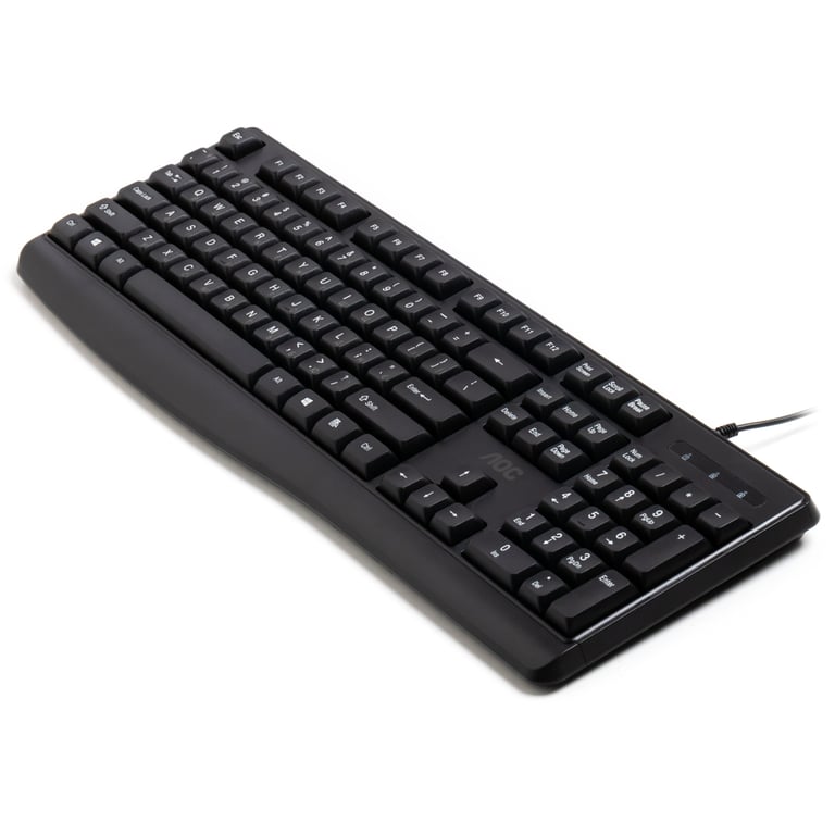 Клавіатура AOC KB120B USB UA Black (KB120B/97) - фото 3