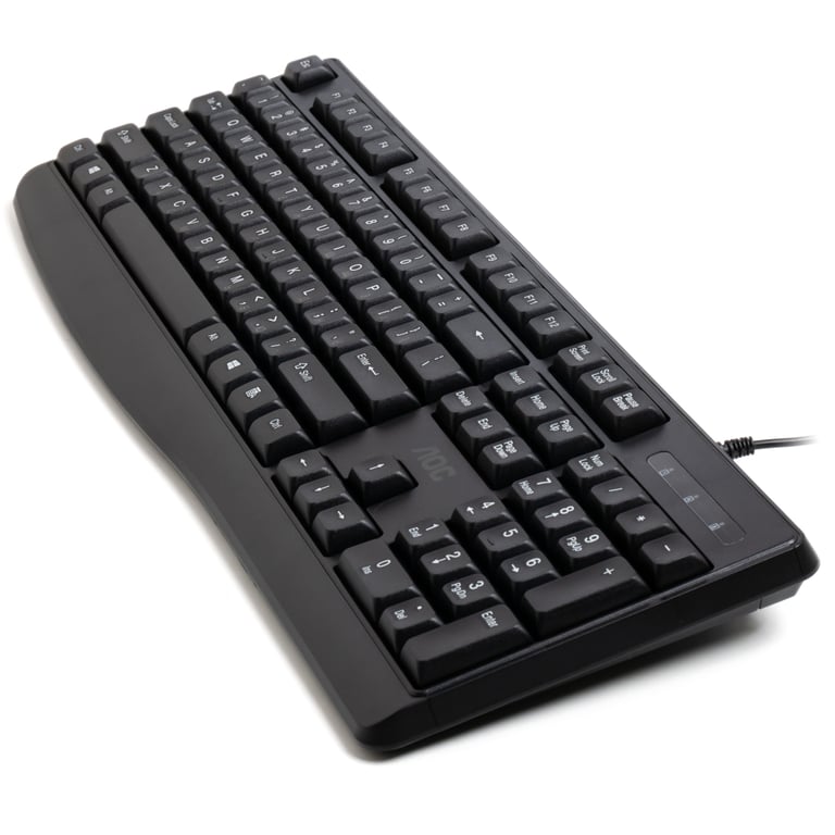 Клавіатура AOC KB120B USB UA Black (KB120B/97) - фото 4