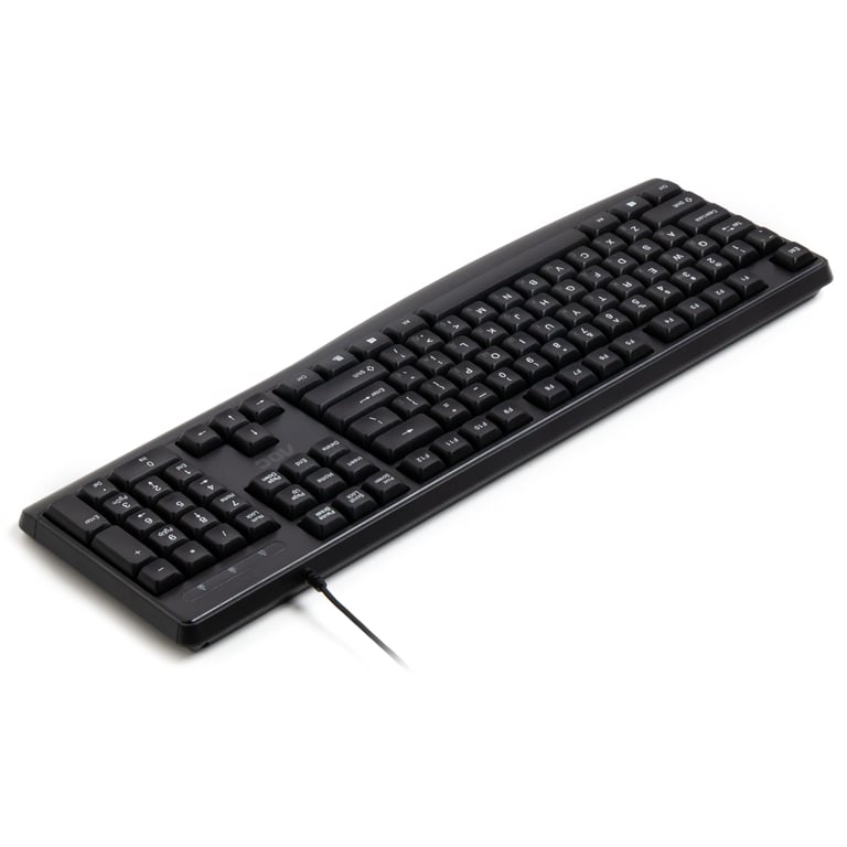 Клавіатура AOC KB120B USB UA Black (KB120B/97) - фото 8