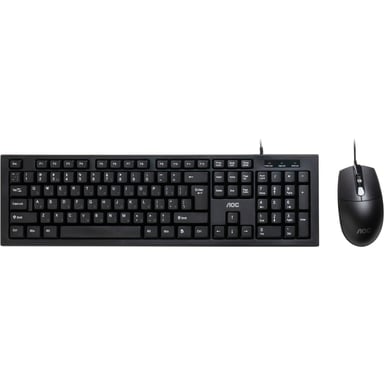Комплект AOC KM160B USB UA Black (KM160B/97) - фото 1