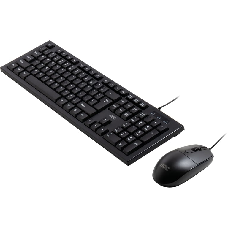 Комплект AOC KM160B USB UA Black (KM160B/97) - фото 2